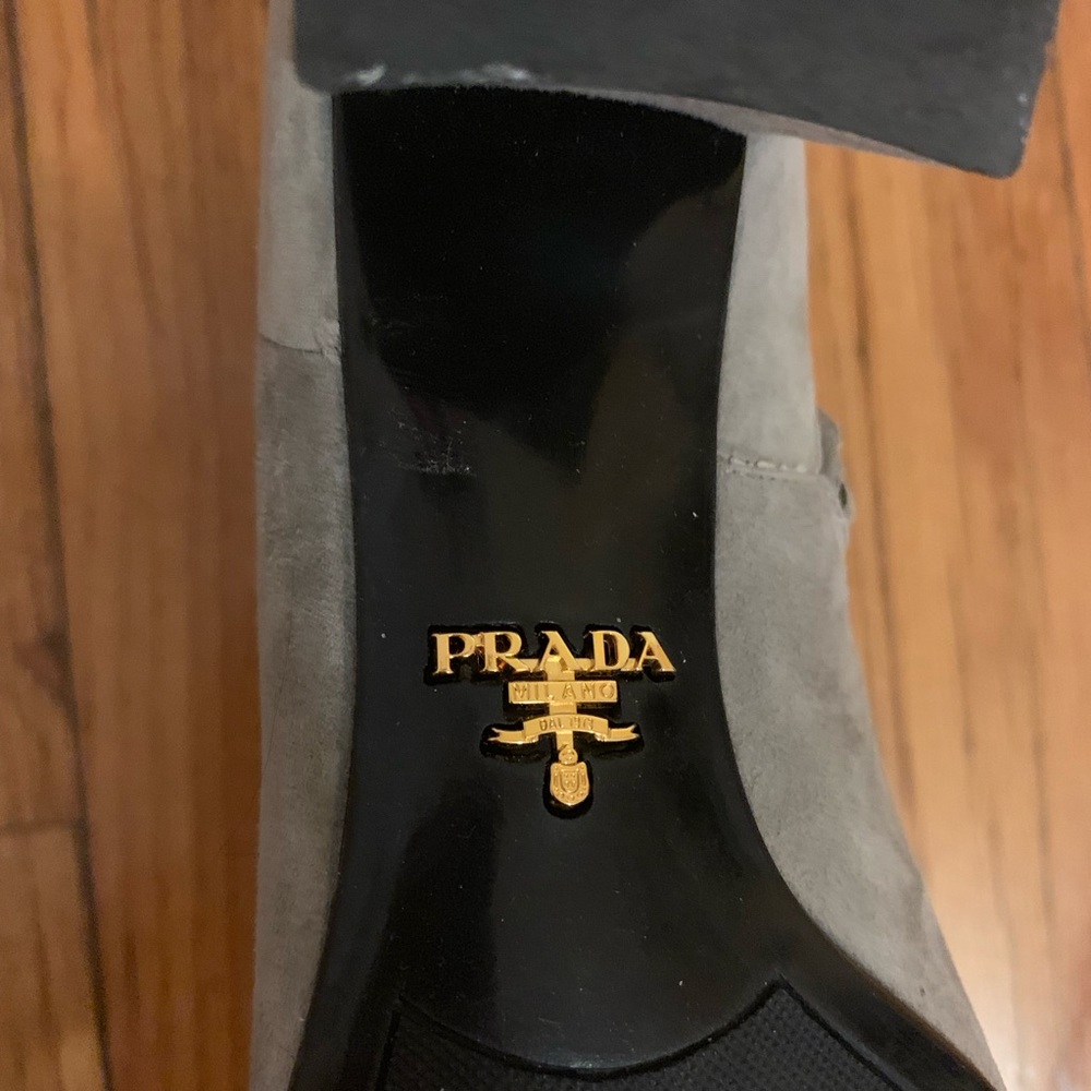Prada Suede Ankle Boots - Picture 6 of 7